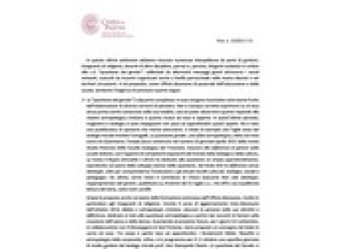 Il documento dell ufficio scuola diocesi di padova